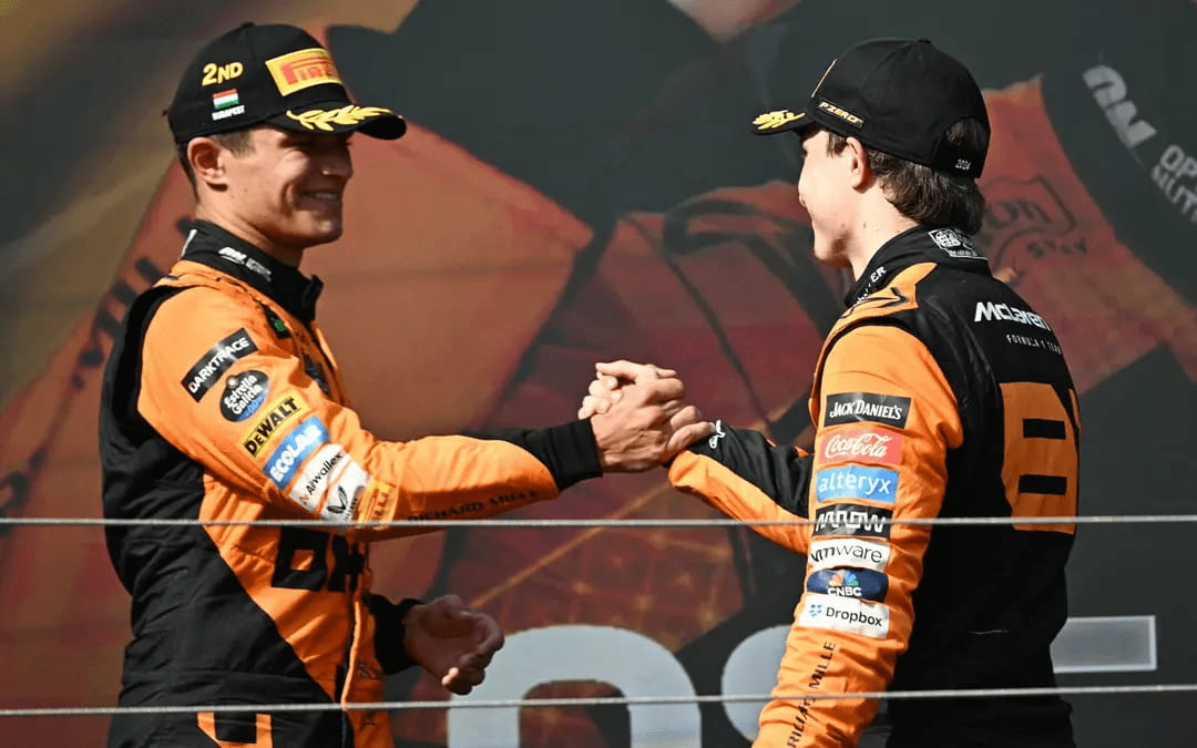 Norris e Piastri, pilotos da McLaren