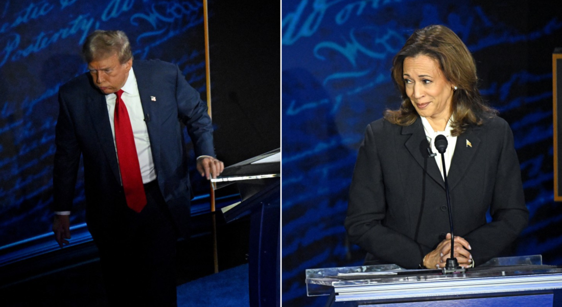 Kamala Harris deixa Donald Trump na defensiva em debate repleto de troca de farpas