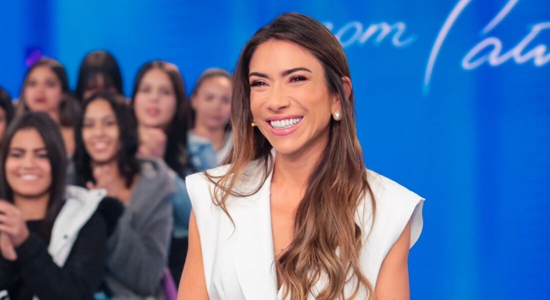 Patrícia Abravanel, no primeiro "Programa Silvio Santos" após falecimento do pai