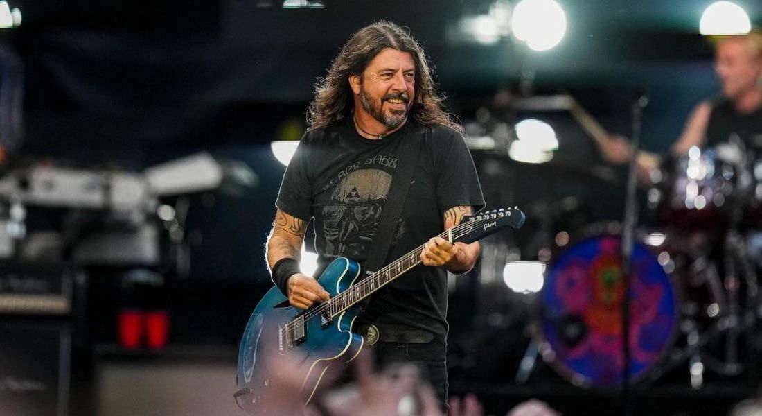 Dave Grohl, vocalista da banda Foo Fighters