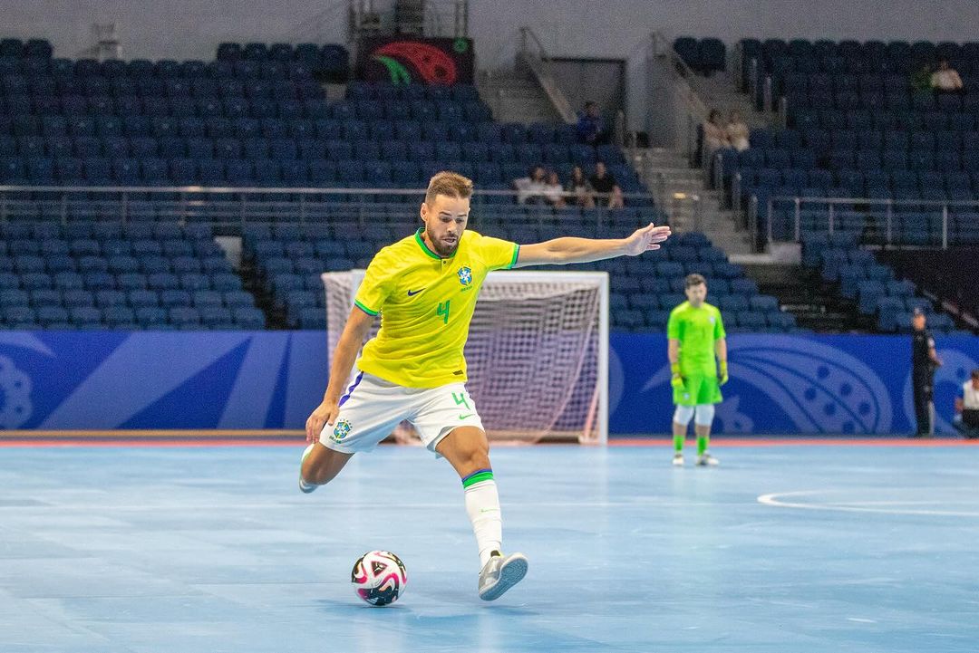 Marlon, atleta da Seleção Brasileira de Futsal 