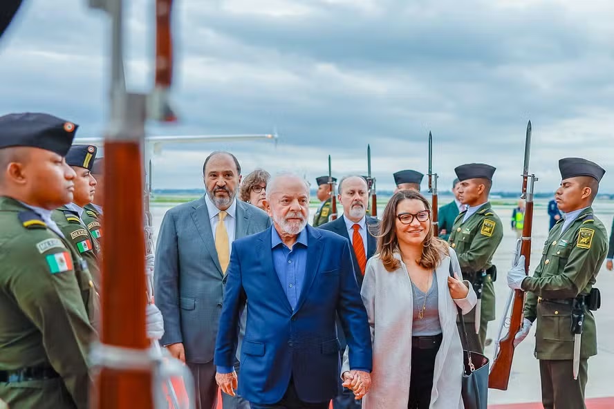 Lula em agenda no México