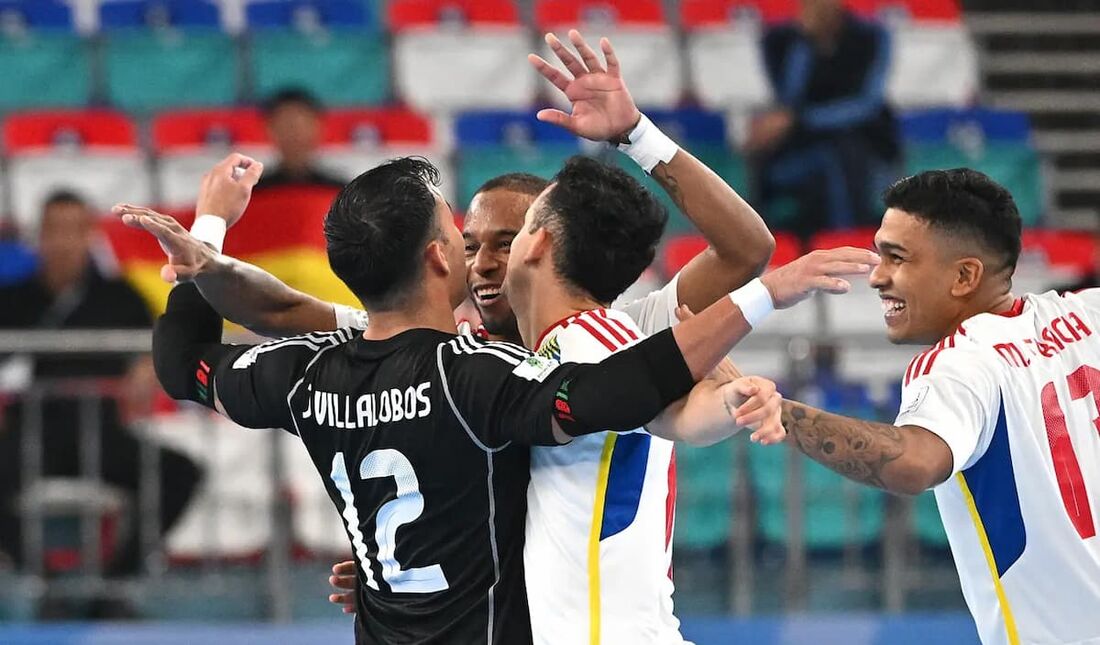 Venezuela produziu a primeira grande zebra do mata-mata da Copa do Mundo de Futsal 