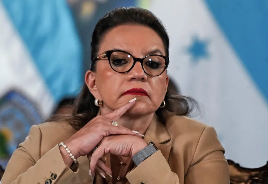 A presidente hondurenha, Xiomara Castro 