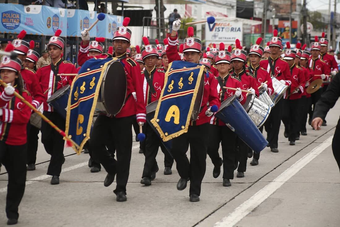 Desfile de 7 de setembro no Recife, em 2023