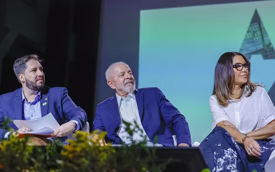 Presidente da República, Luiz Inácio Lula da Silva, durante a cerimônia de inauguração do Armazém da Utopia, no bairro da Gamboa. Rio de Janeiro 