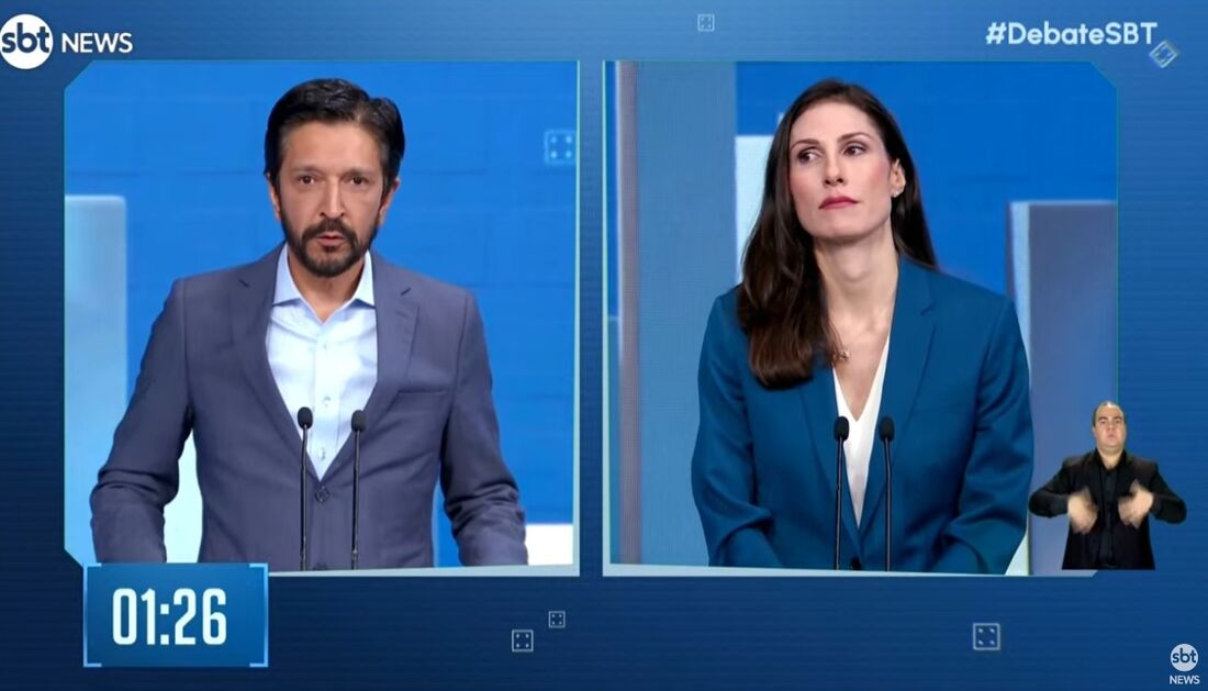 Ricardo Nunes (à esquerda) e Marina Helena (à direita)