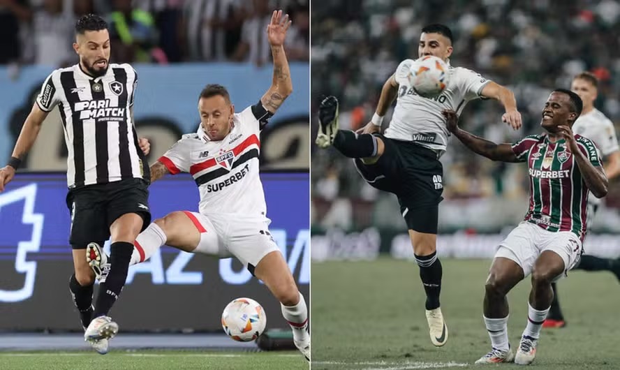 Botafogo, São Paulo, Atlético-MG e Fluminense fazem os clássicos nacionais pelas quartas da Libertadores 