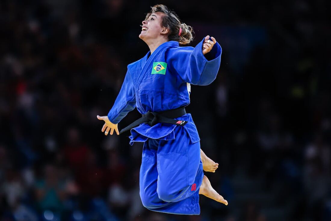 Rosicleide Andrade conquistou a primeira medalha do judô brasileiro em Paris