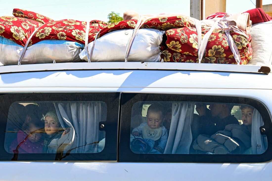 Família de Libaneses refugiados