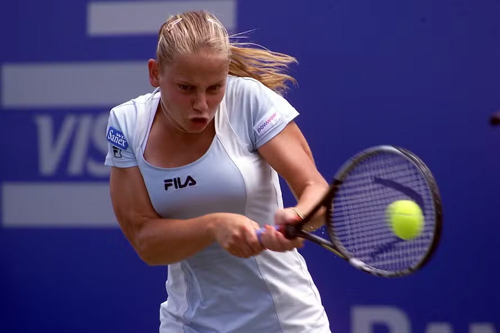 Jelena Dokic, quando jogou no Brasil Open na Costa de Sauípe, em 2001 