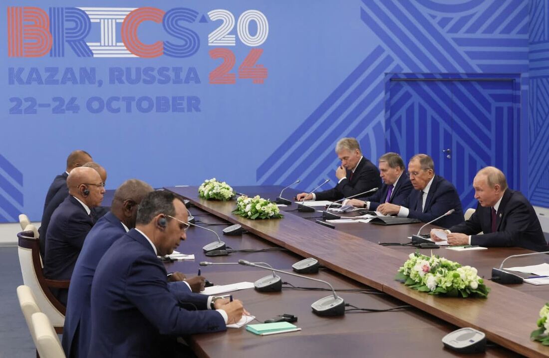 Brics publica uma Declaração da 16ª Cúpula do Brics em Kazan, na Rússia