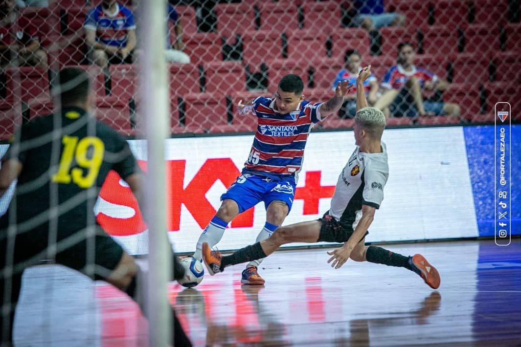 Fortaleza venceu também no jogo da volta e fará parte da primeira final do Brasileirão de Futsal 