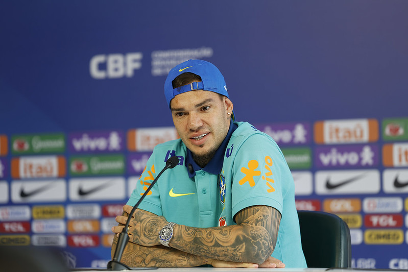 Ederson, goleiro da Seleção Brasileira