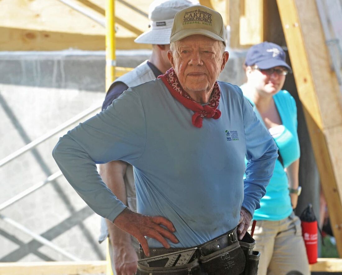 Jimmy Carter ocupa um lugar único na política dos EUA: ele é o ex-presidente mais velho e ganhador do prêmio Nobel da Paz. Foto de 26 de novembro de 2012