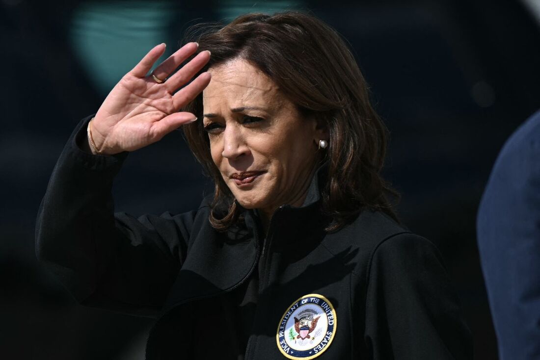 A vice-presidente dos EUA, Kamala Harris