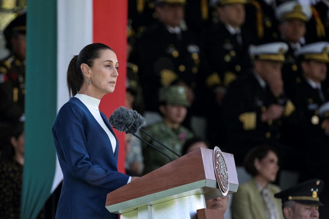 A presidente do México, Claudia Sheinbaum