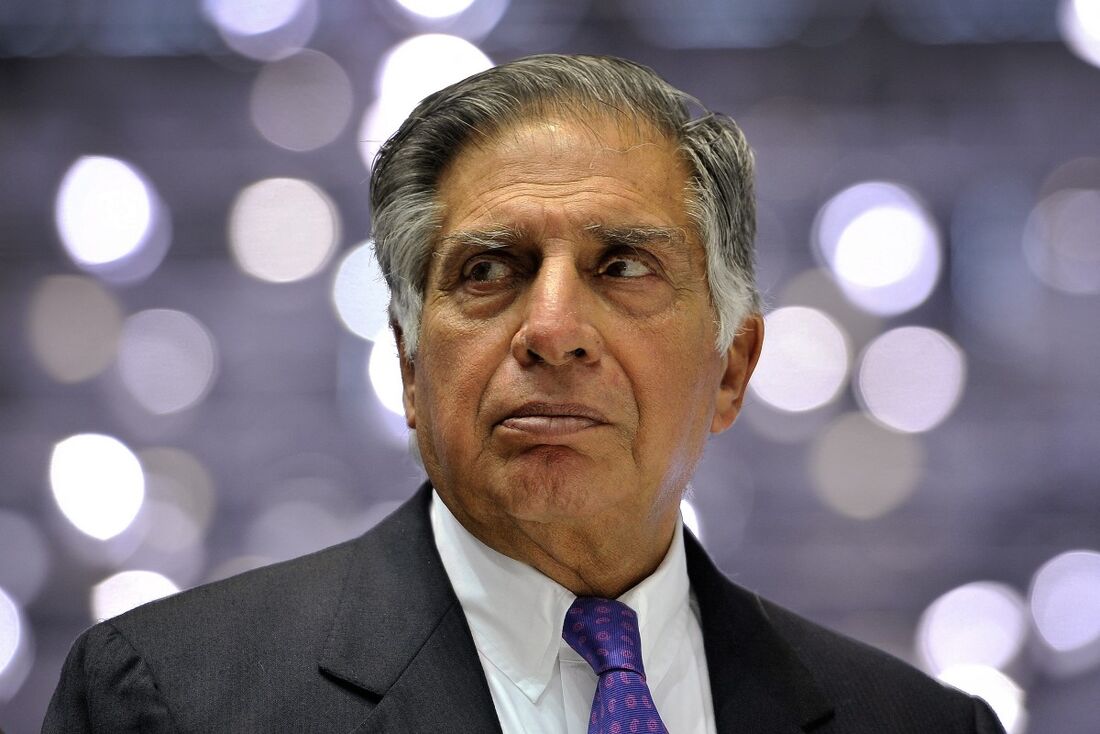 O magnata indiano Ratan Tata, morreu aos 86 anos