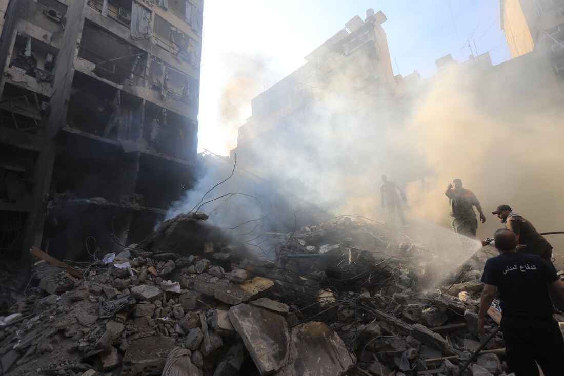 Bombardeio israelense no Líbano