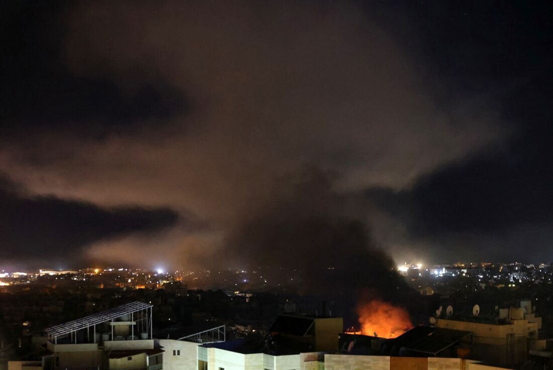 srael intensificou os bombardeios contra posições do Hezbollah no Líbano em 23 de setembro