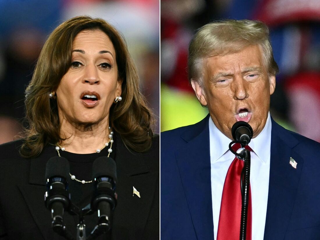 Kamala Harris e Donald Trump