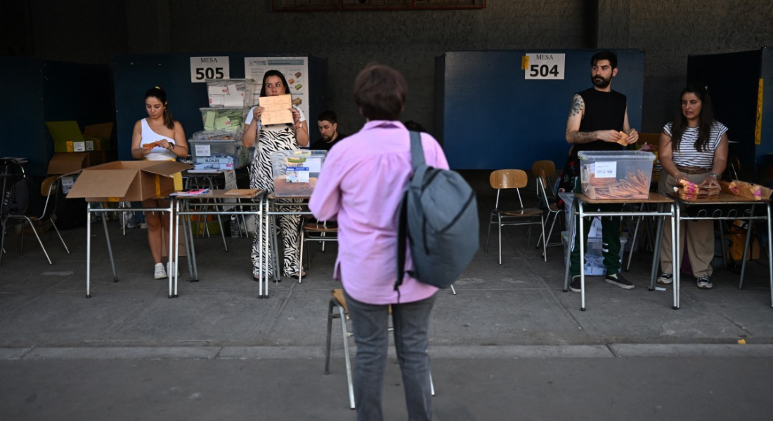 Votação no Chile: contagem de votos