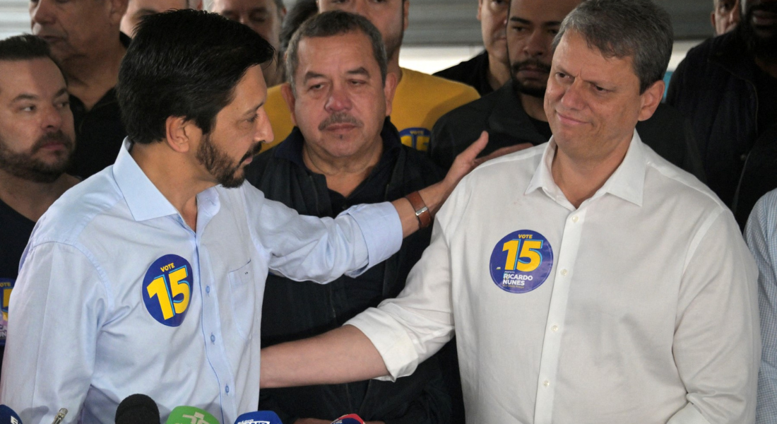 Ricardo Nunes e Tarsídio de Freitas na votação deste segundo turno