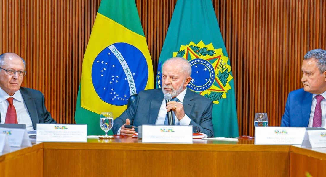 Lula fala na reunião sobre segurança pública