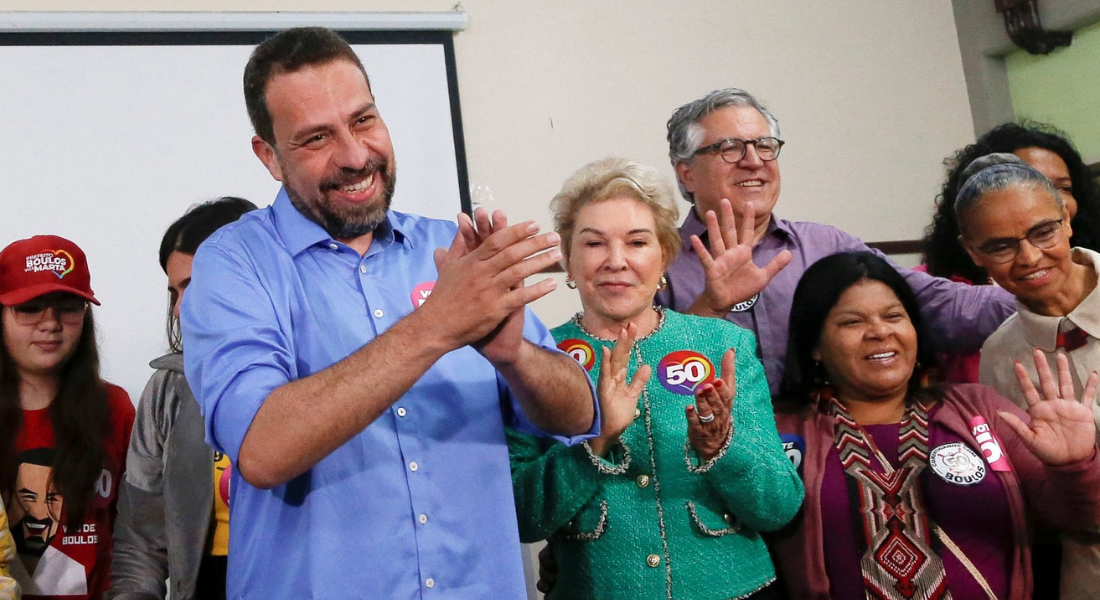 Guilherme Boulos e Marta Suplicy na eleição deste segundo turno em São Paulo