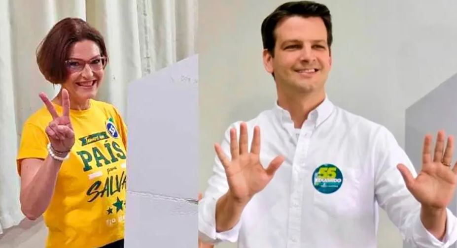 Cristina Graeml teve 31,43% e Eduardo Pimentel ficou na frente com 33,27%