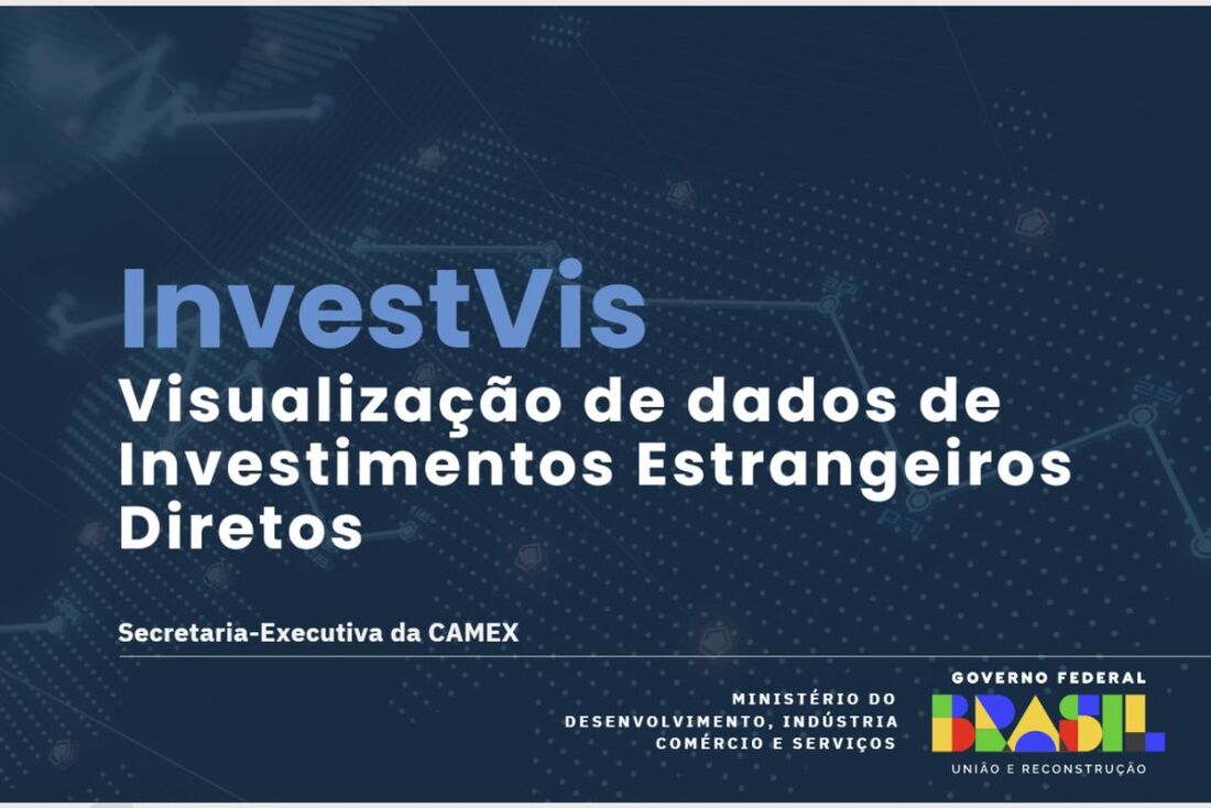 A plataforma InvestVis permite ao público em geral consultar informações sobre investimentos concretizados no Brasil e no mundo.