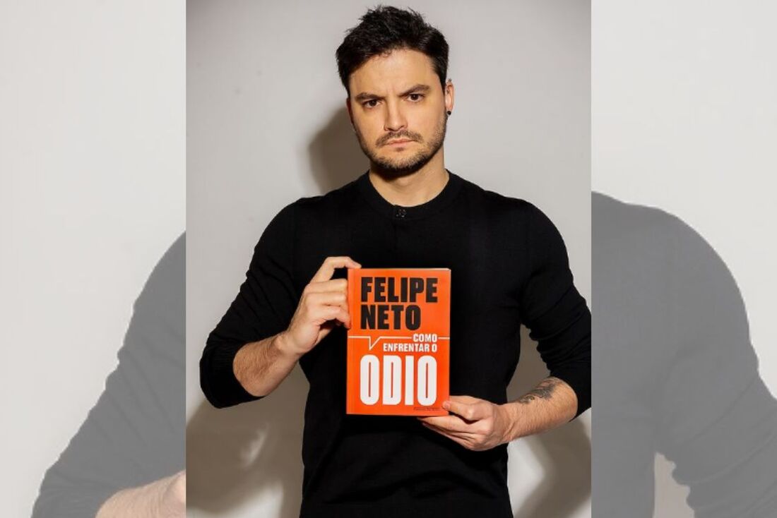 Felipe Neto está lançando o seu livro "Como enfrentar o ódio"