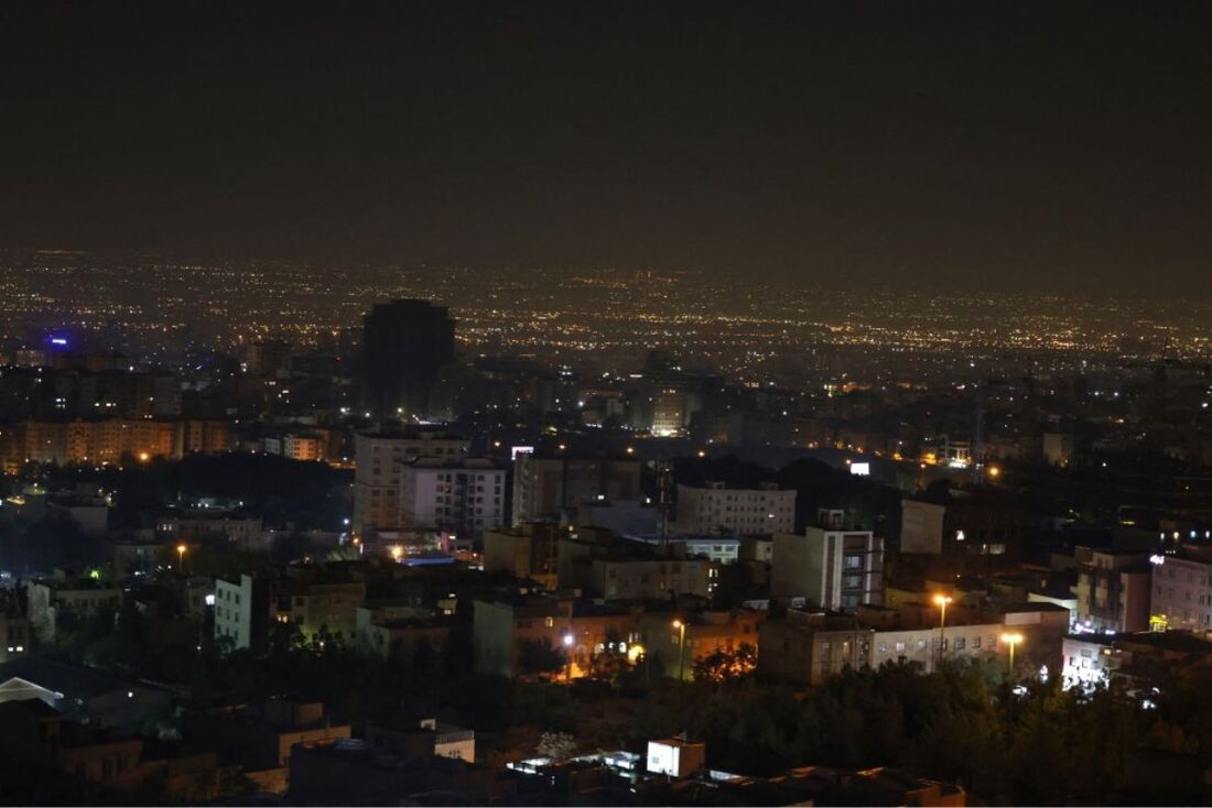  Teerão, capital do Irã, depois dos bombardeios israelenses