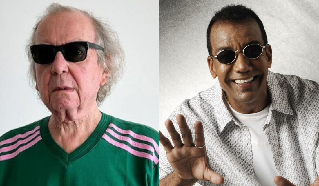 Washington Olivetto (esq.) e Jorge Ben Jor (dir.)