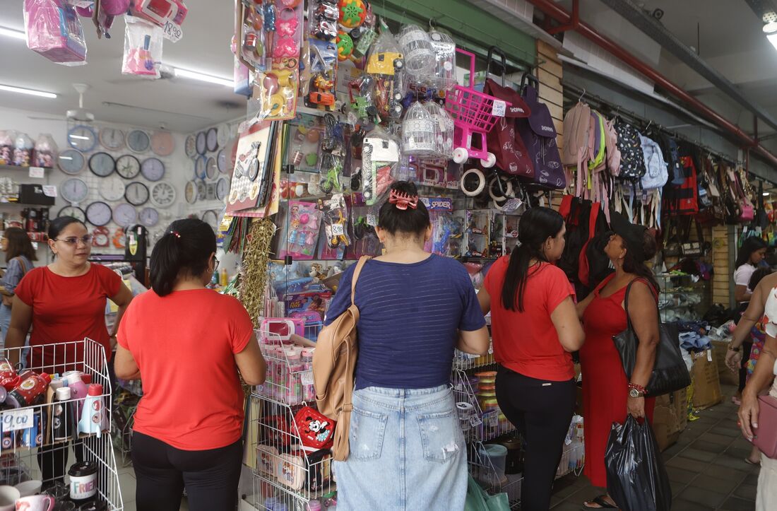 Comércio no centro do Recife