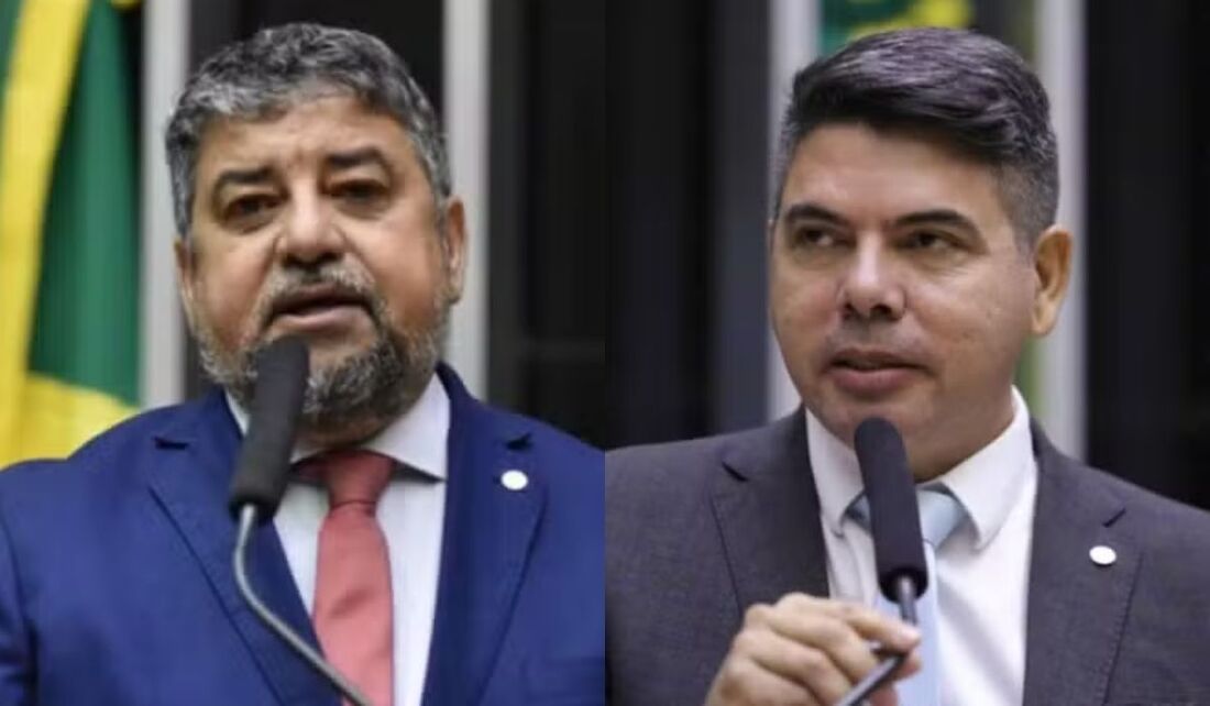 Os deputados Washington Quaquá e Messias Donato