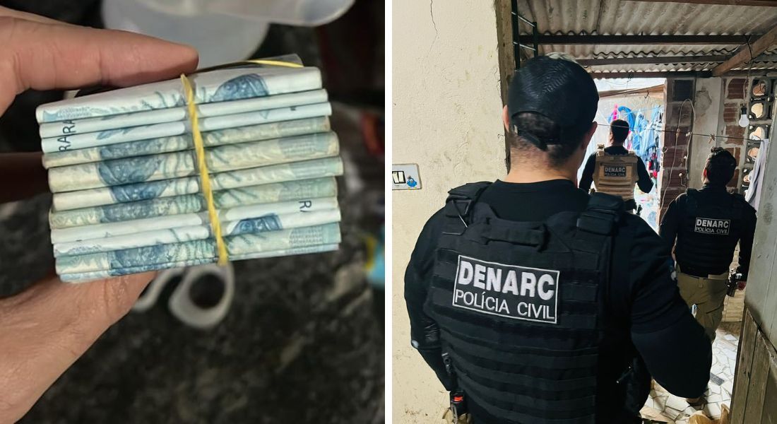 Presos e materiais são conduzidos pela polícia