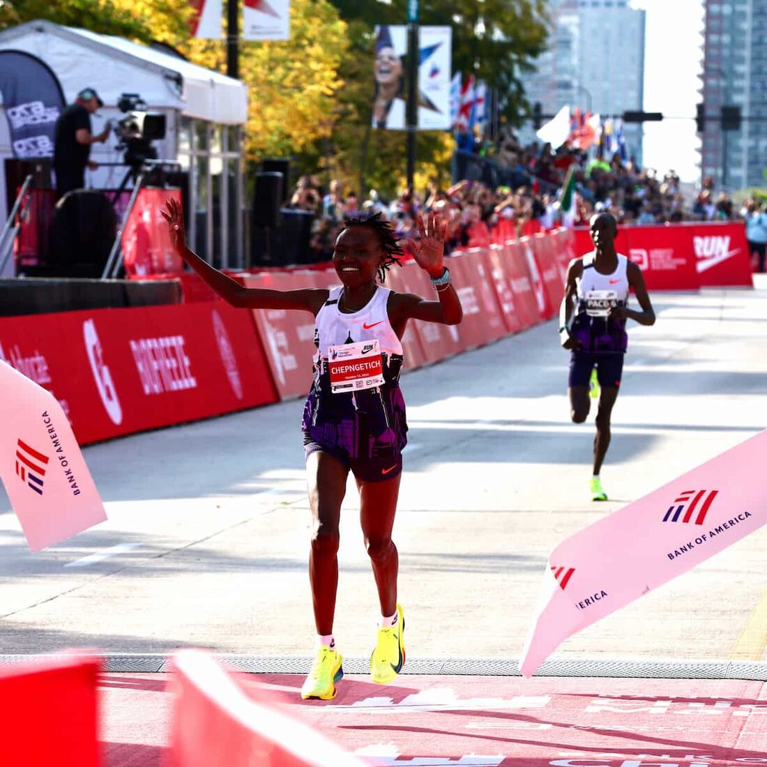 Chepngetich bateu recorde mundial da maratona feminina em Chicago