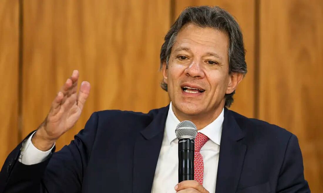 O ministro da Fazenda, Fernando Haddad