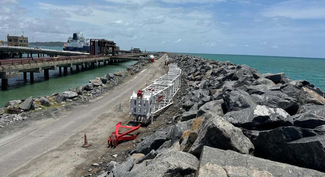 Porto de Suape: começam as obras para última etapa da recuperação do molhe 