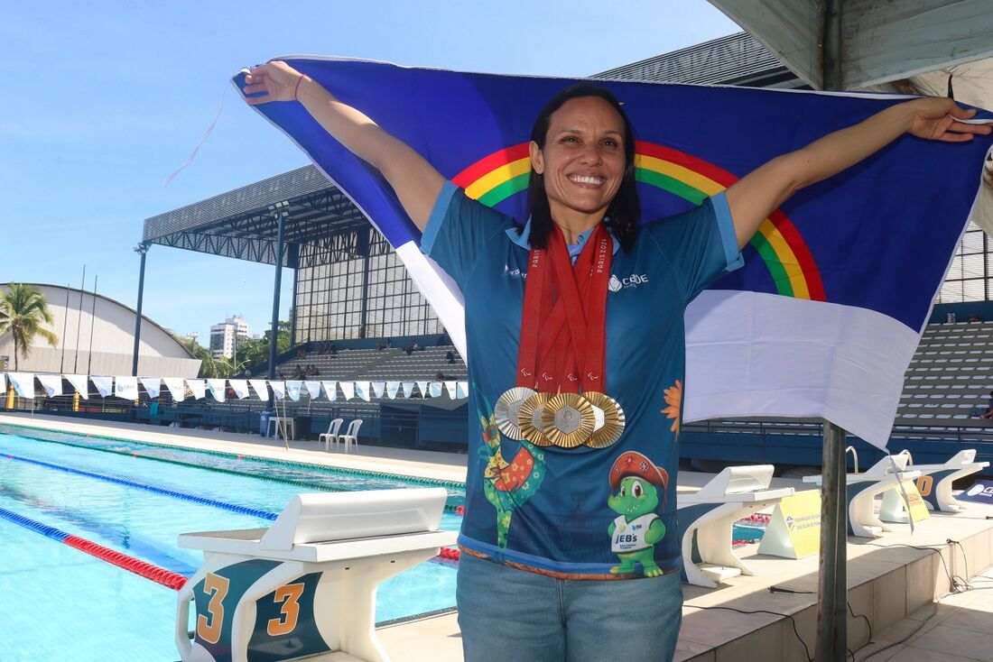 Carol Santiago, maior campeã brasileira da história dos Jogos Paralímpicos