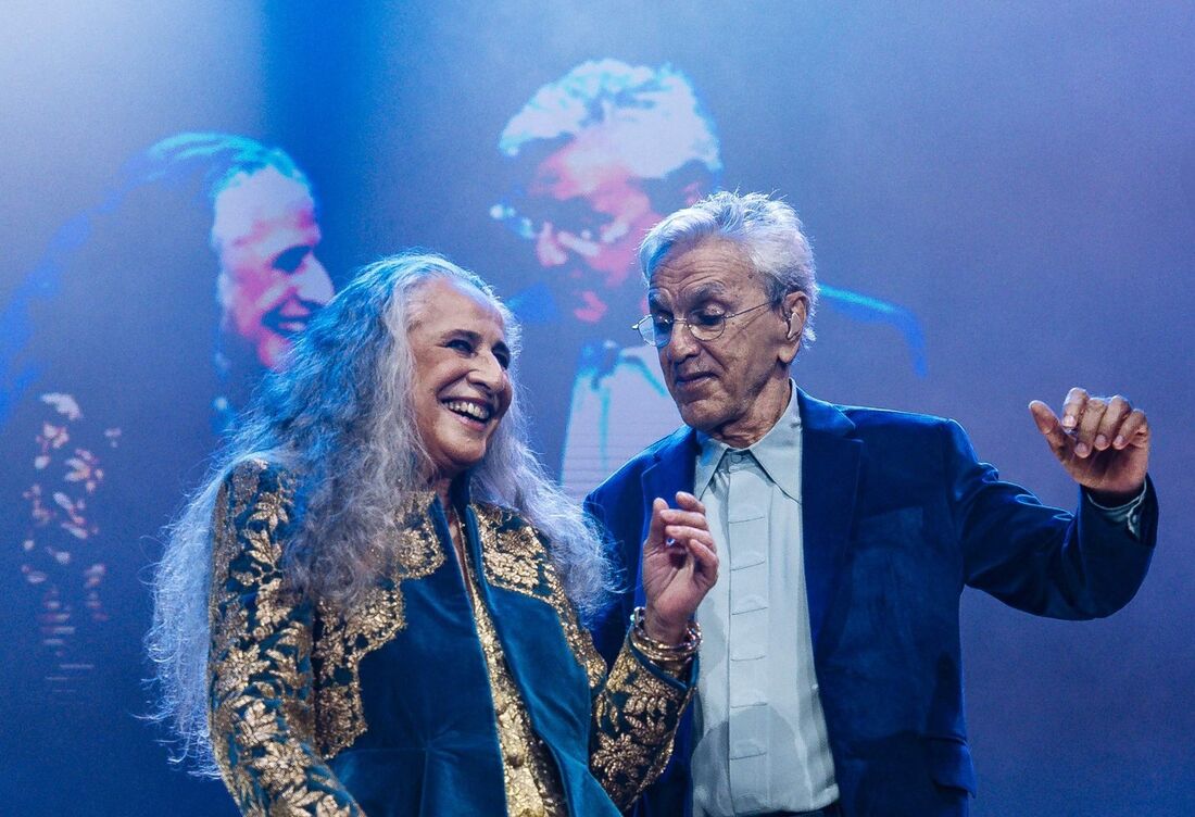 Maria Bethânia e Caetano Veloso fazem turnê nacional juntos