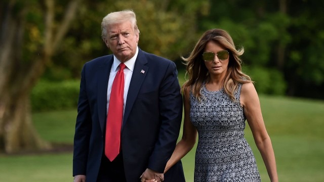 Donald Trump e sua esposa Melania Trump