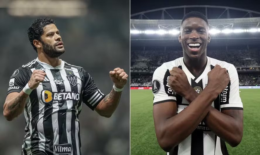 Hulk e Luiz Henrique: duas referências de Atlético-MG e Botafogo 