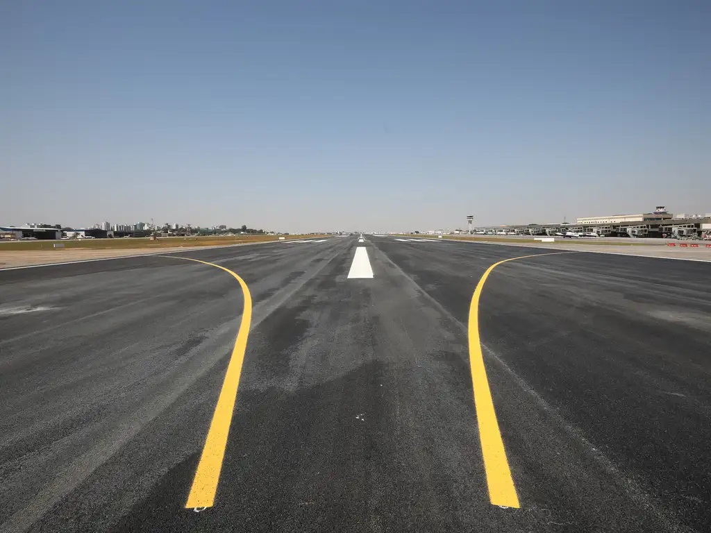 Pista do Aeroporto de Congonhas, em São Paulo