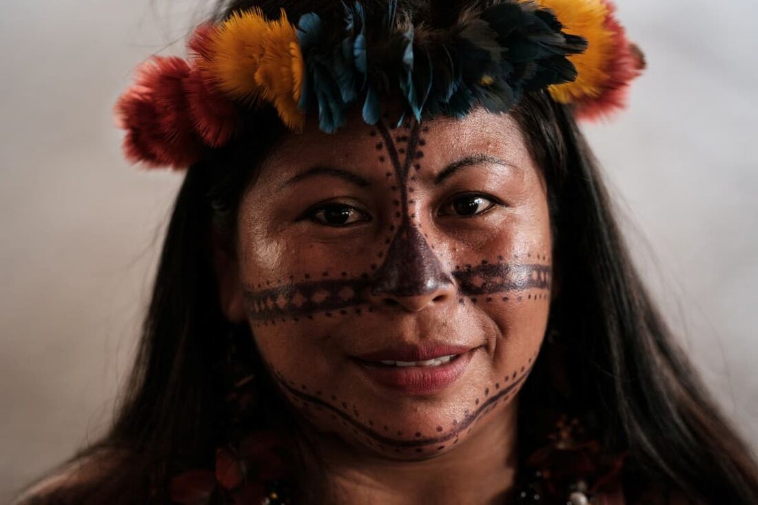 Alessandra Munduruku, representante do povo indígena Munduruku