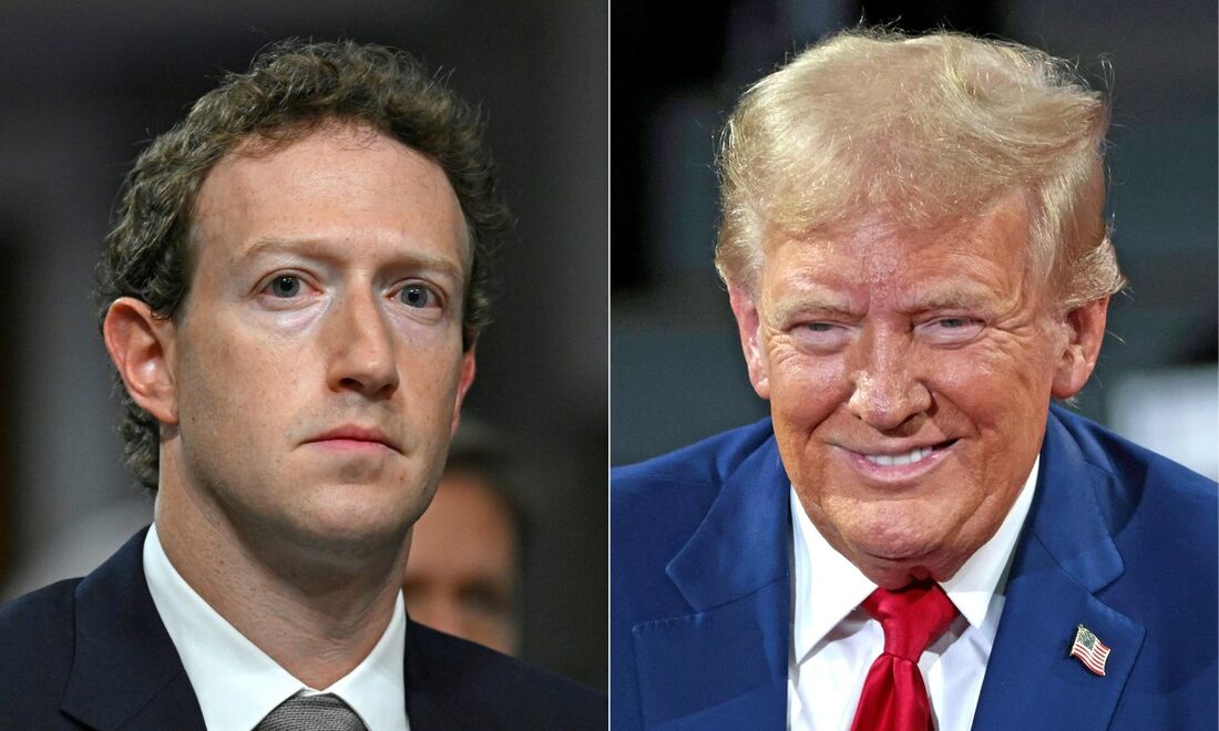 Zuckerberg e Trump