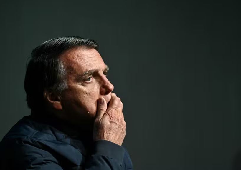 O ex-presidente Jair Bolsonaro, indiciado pela PF no caso das joias sauditas