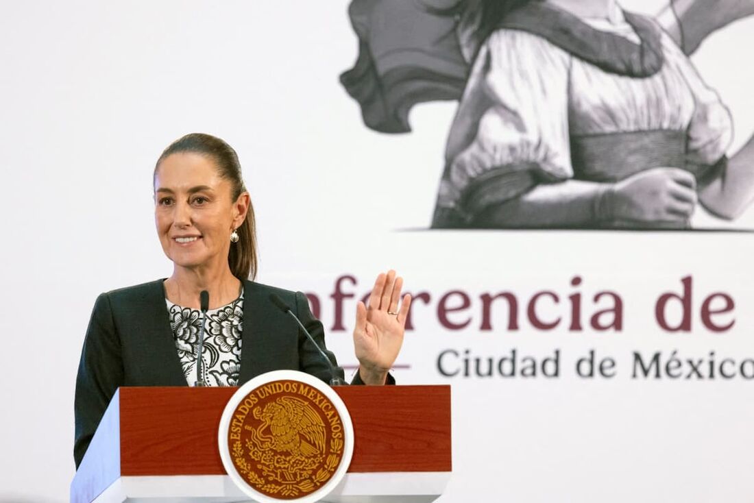 A Presidente do México Claudia Sheinbaum