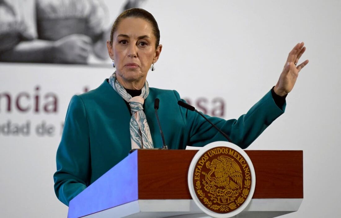 A presidente do México, Claudia Sheinbaum